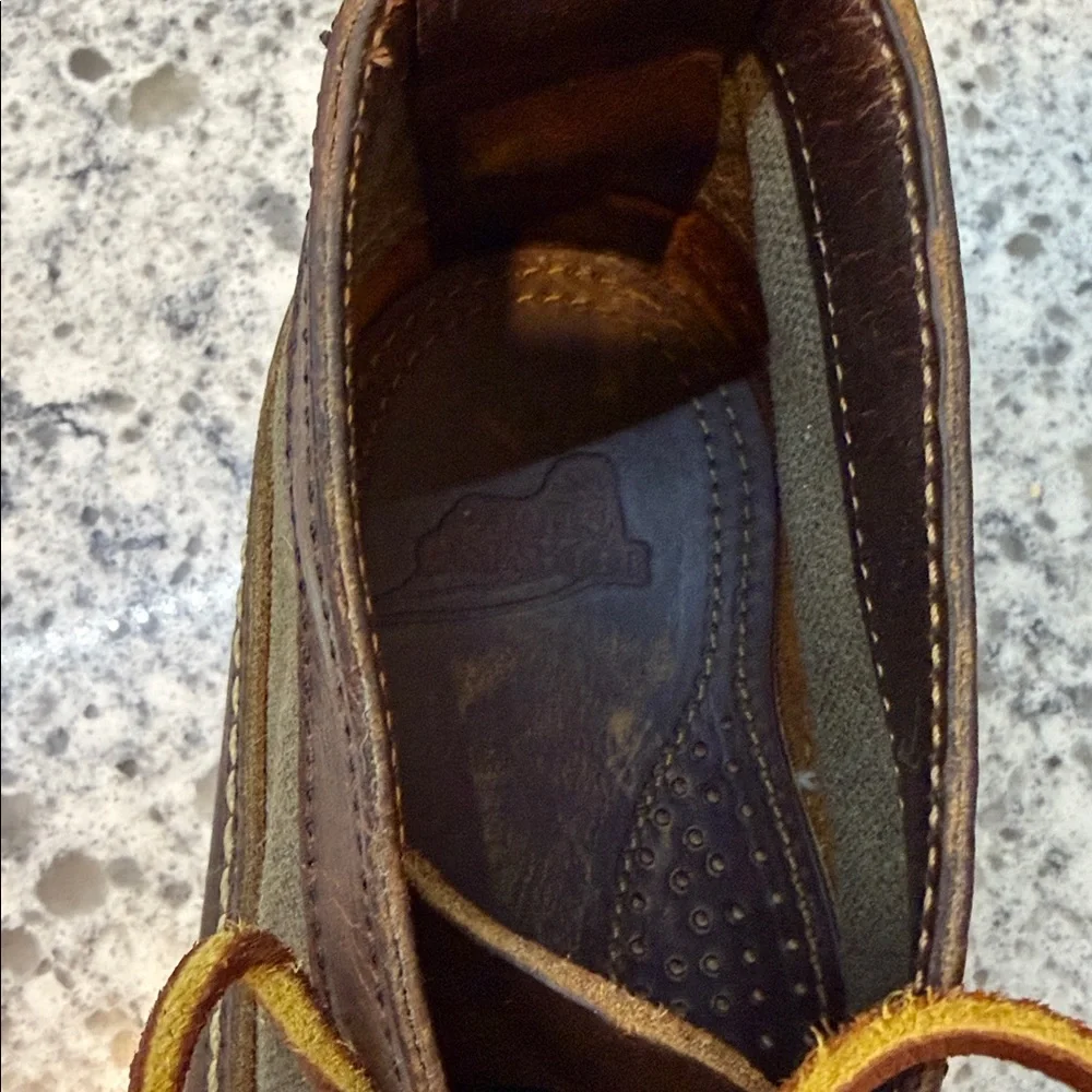 Red Wing Wabasha Chukka Boots Brown Men’s 6 Moc Toe Shoes 9185